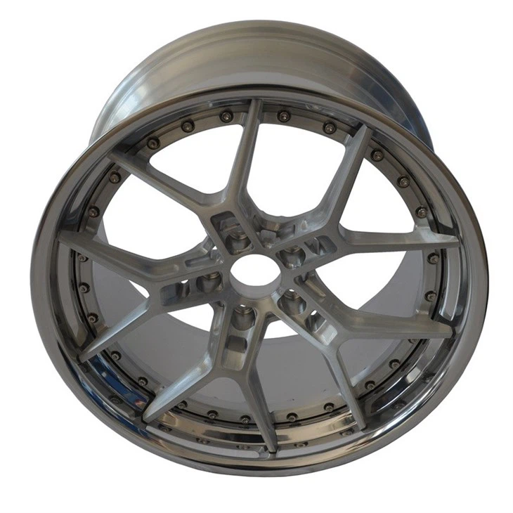 Polished And Brushed 2 Piece Concave Forged Car Wheels