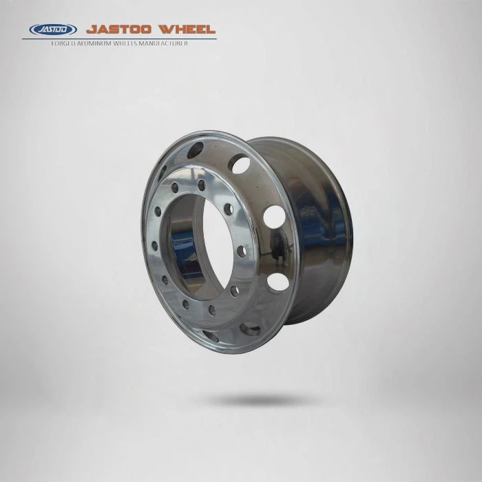 24,5 × 8,25 inci roda aluminium truk tempa dengan PCD 285,75 mm dan 10 pelek lubang baut