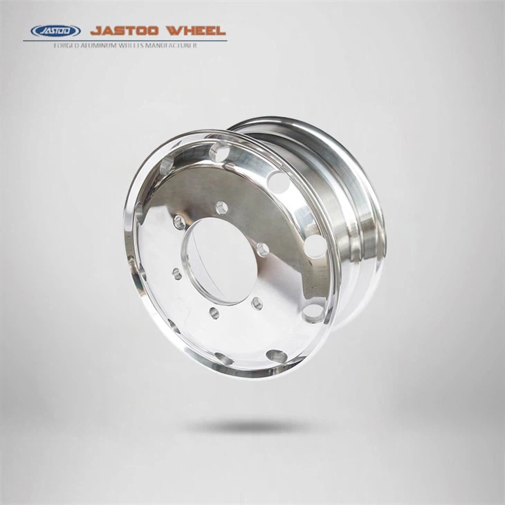Roda Truk Aluminium 17,5X6,75 Inci Dengan Pelek 6 Lubang Baut