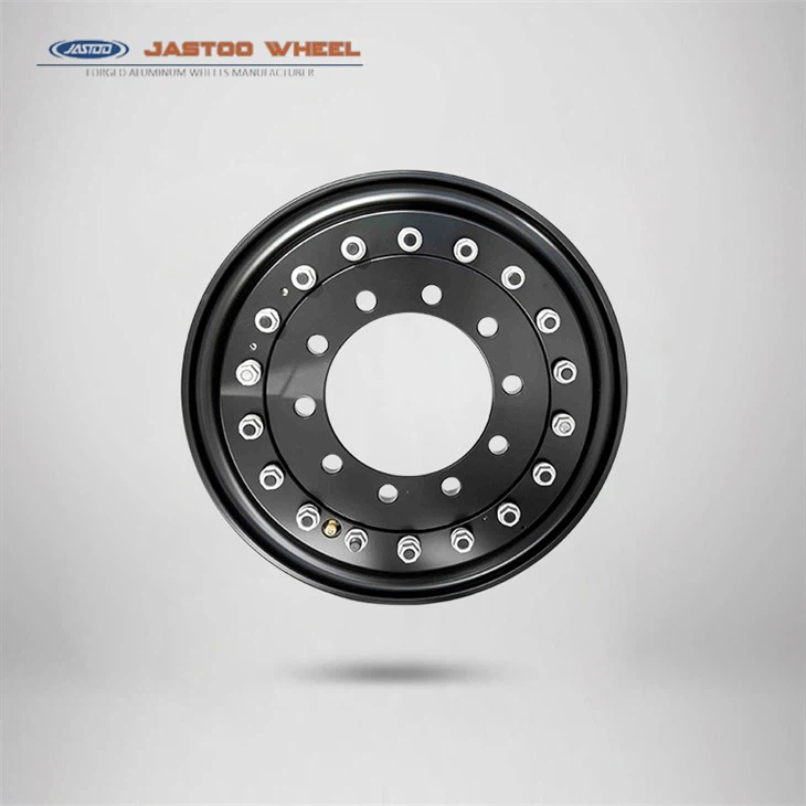20 '' 2-piece Black Military Style Truck Truck Wheels